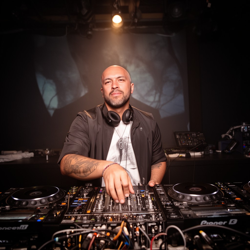 AI-generated illustration of DJ Khalil