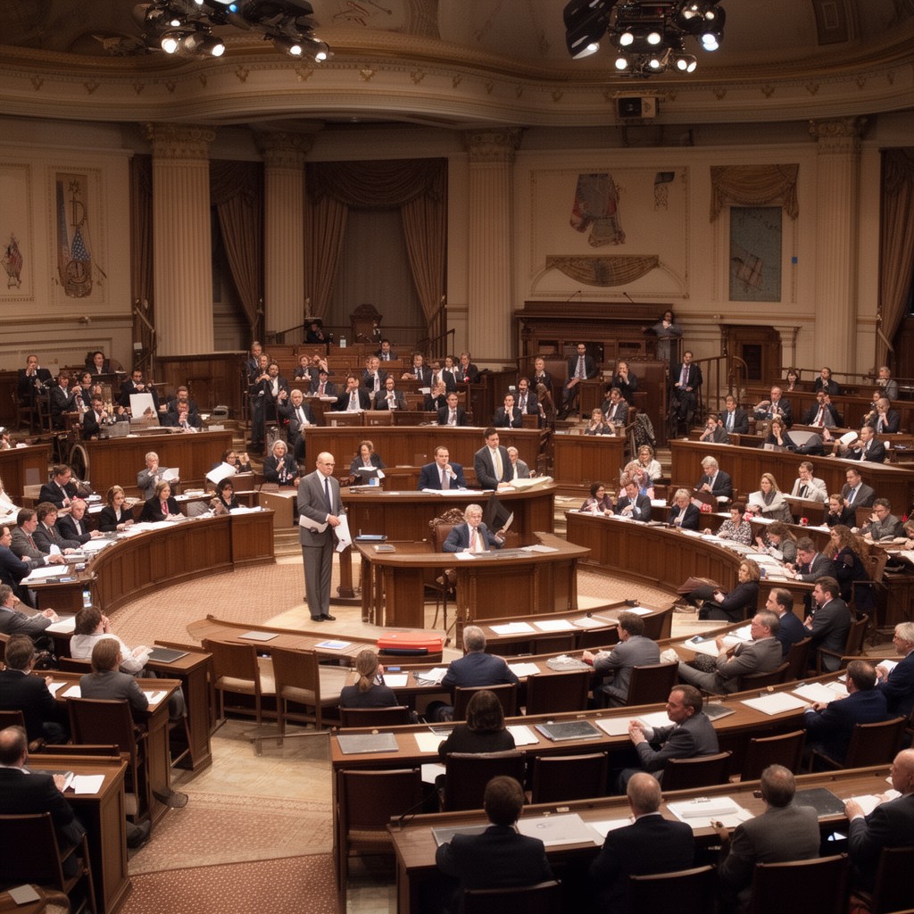AI-generated illustration of 106th United States Congress