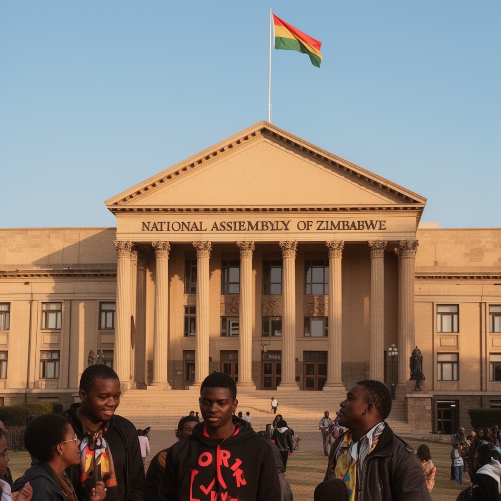 AI-generated illustration of National Assembly of Zimbabwe