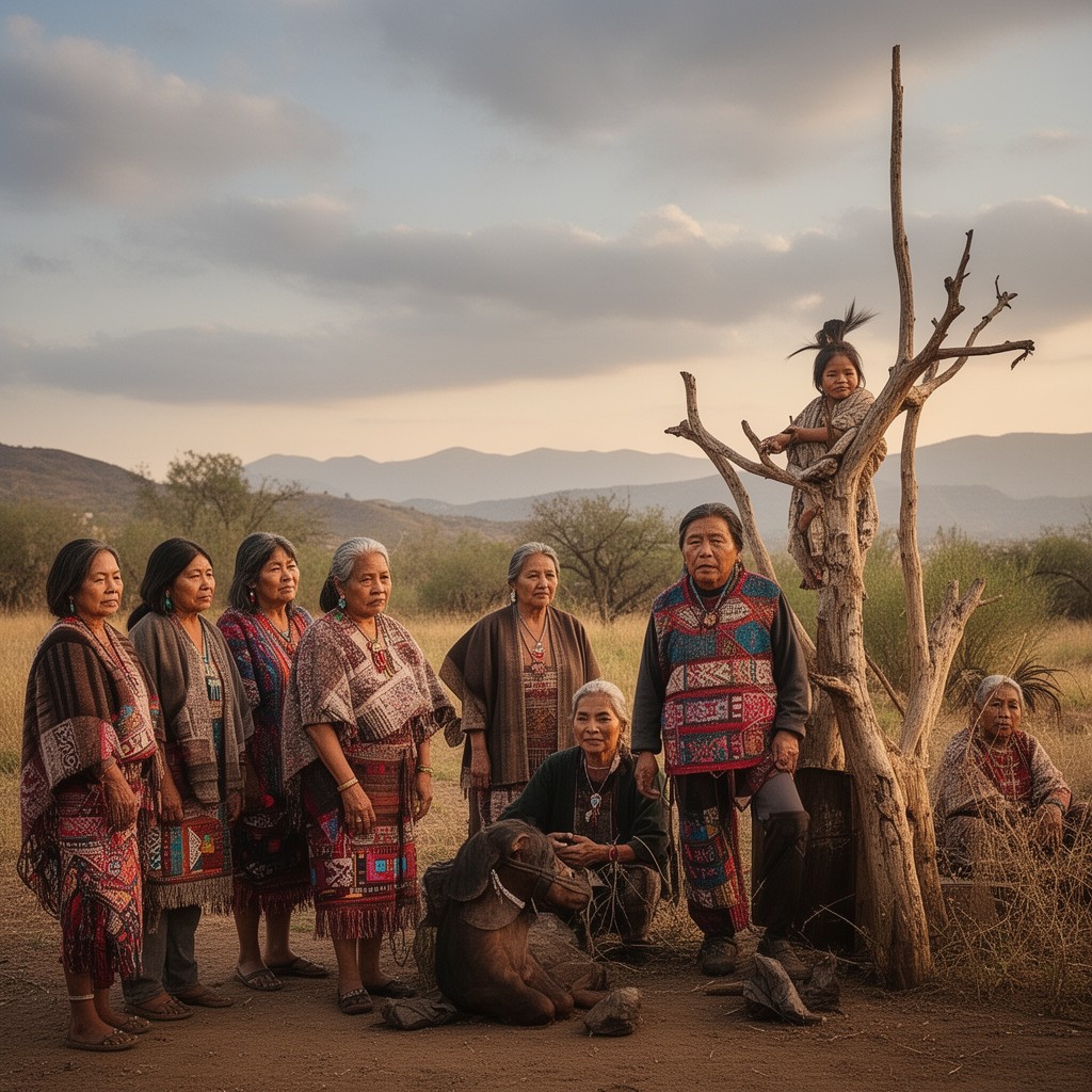 AI-generated illustration of Ipai people