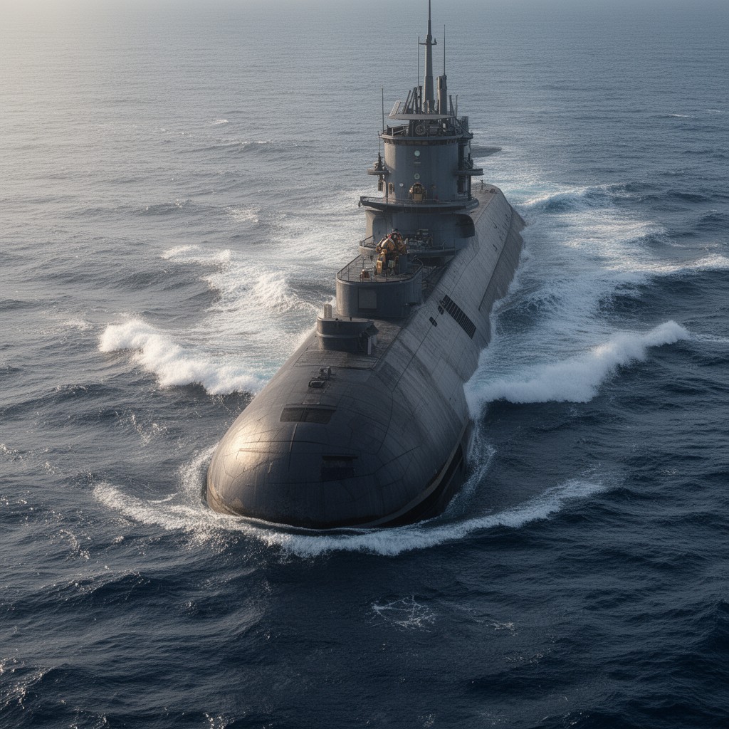 AI-generated illustration of Dreadnought-class submarine