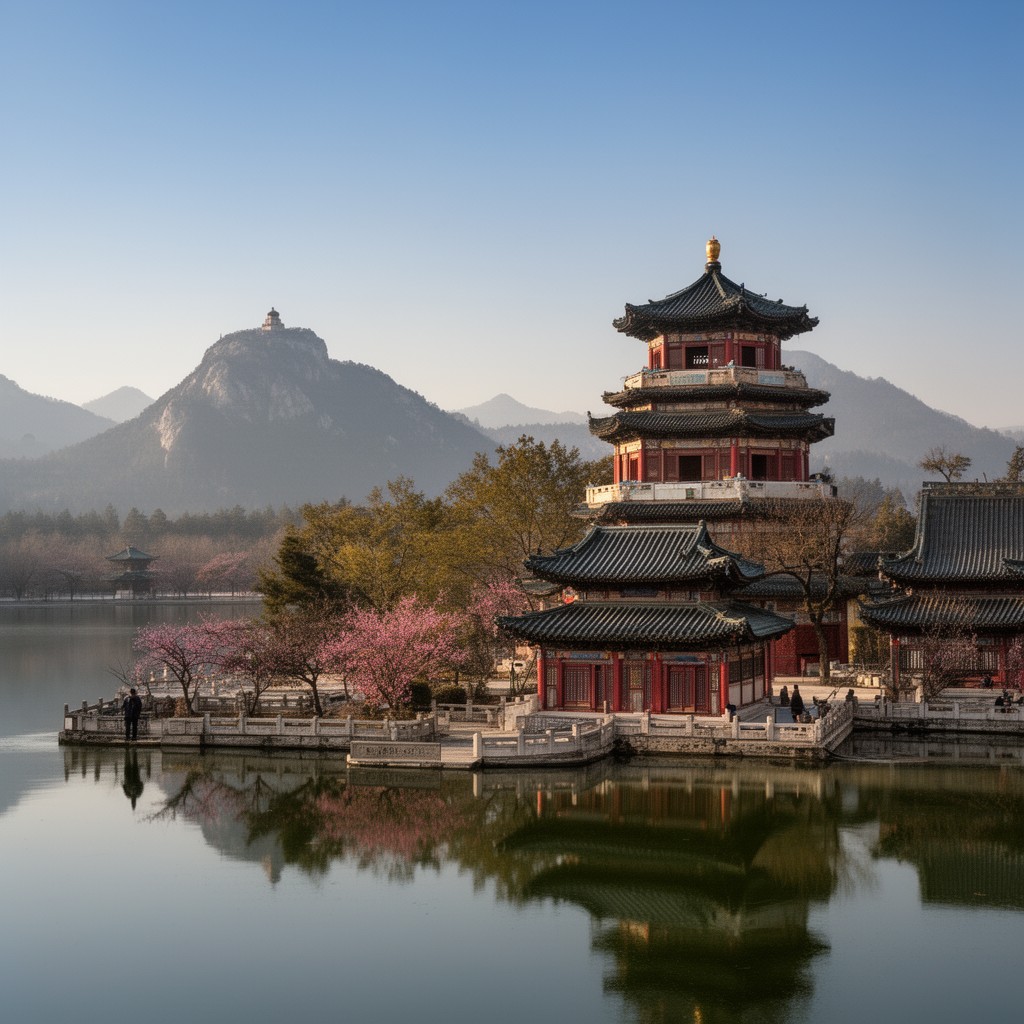 AI-generated illustration of 颐和园