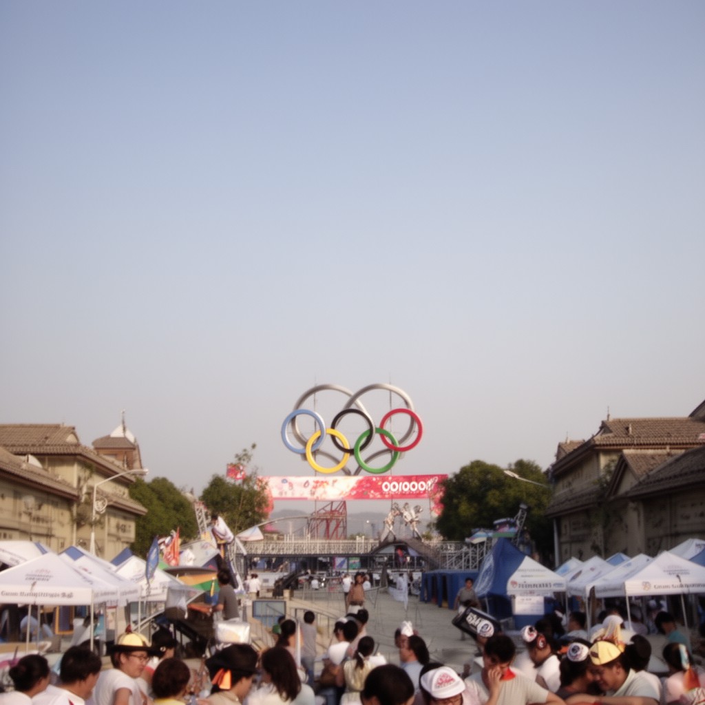 AI-generated illustration of Games of the XXIX Olympiad