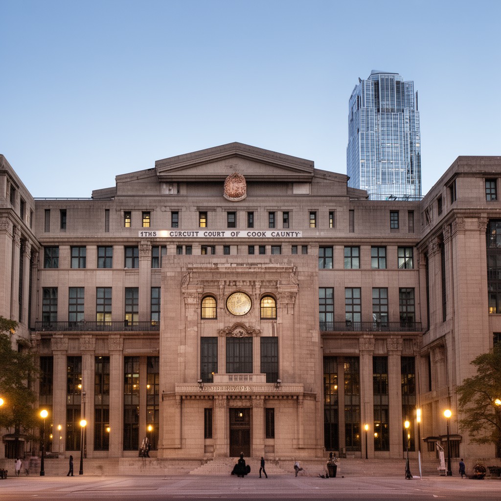 AI-generated illustration of Circuit Court of Cook County