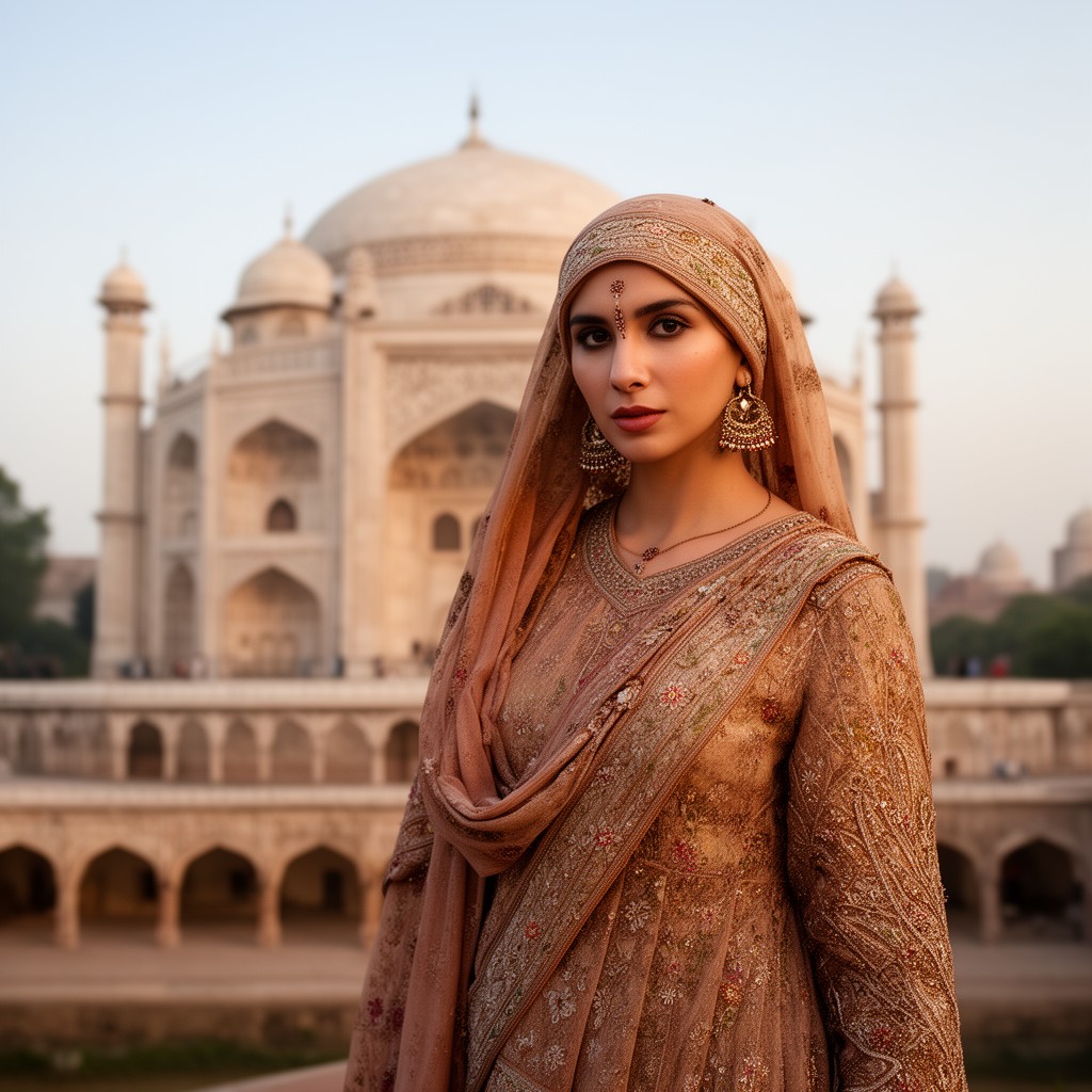 AI-generated illustration of Haji Begum