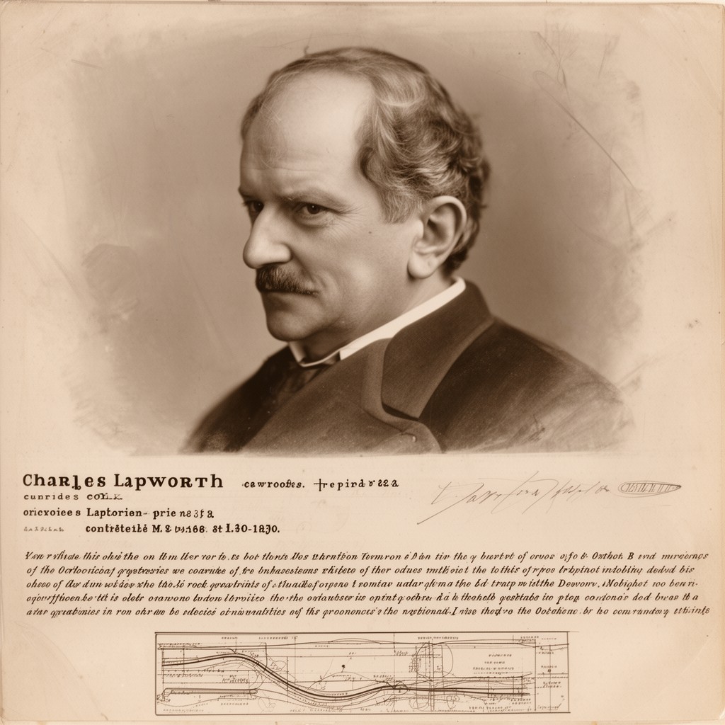 AI-generated illustration of Charles Lapworth