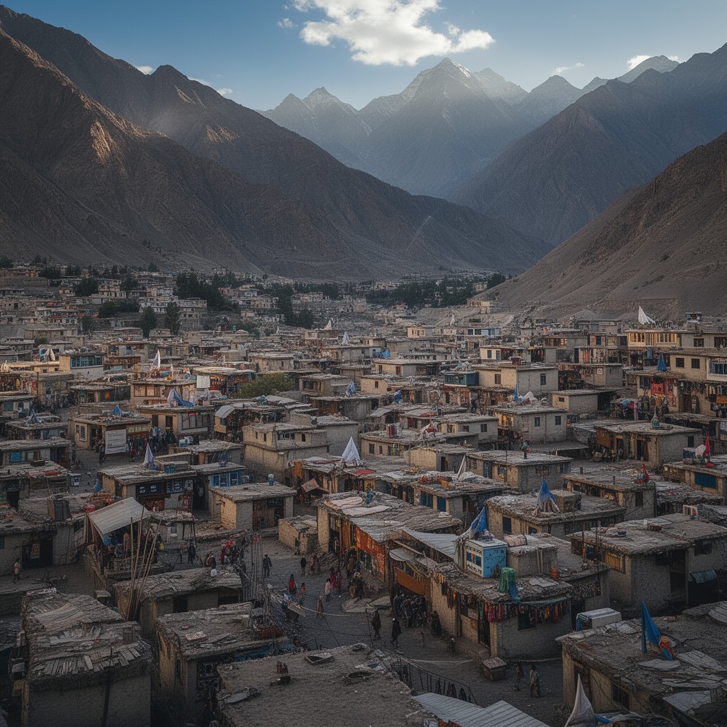 AI-generated illustration of Gilgit
