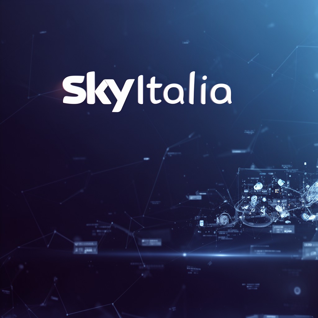 AI-generated illustration of Sky Italia