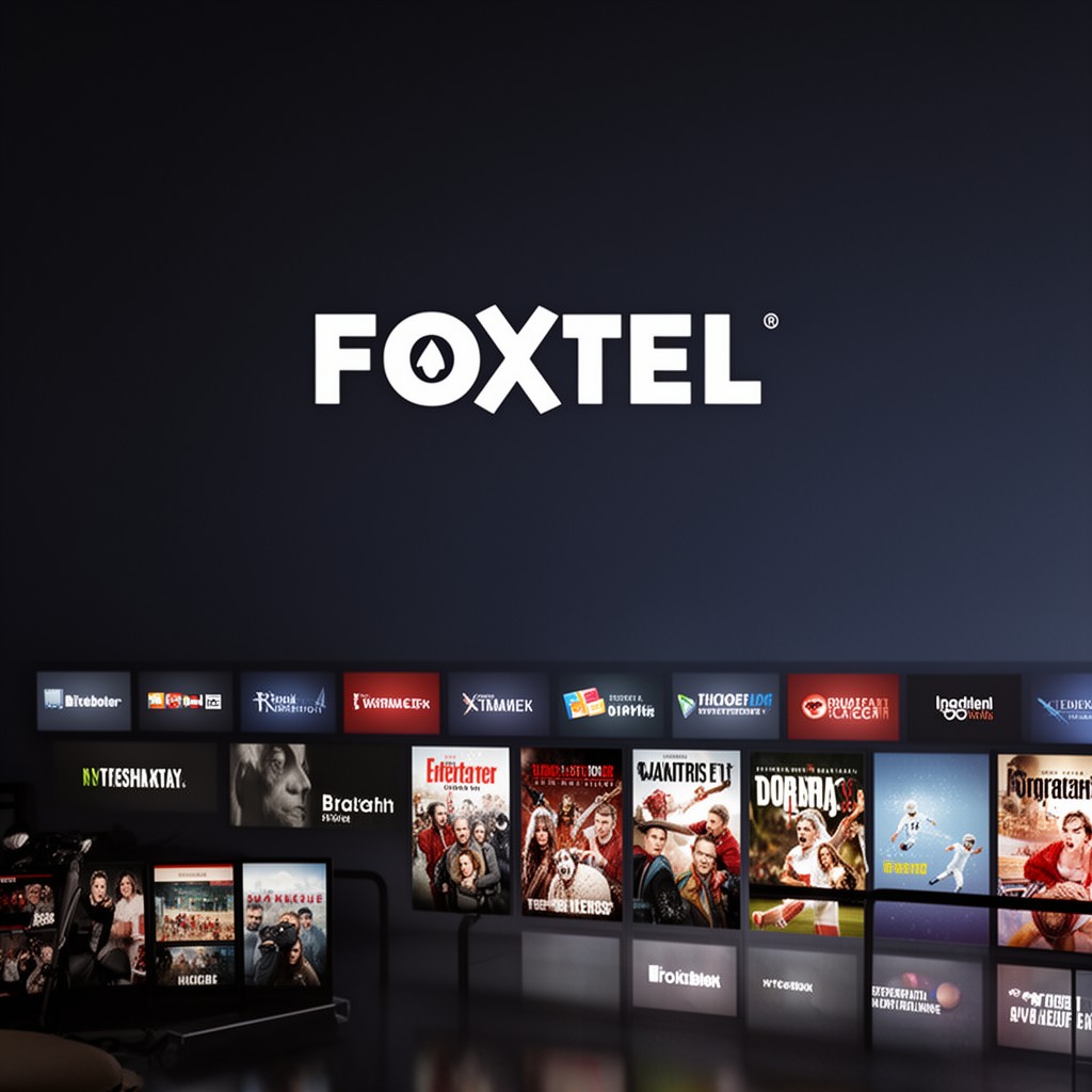 AI-generated illustration of Foxtel