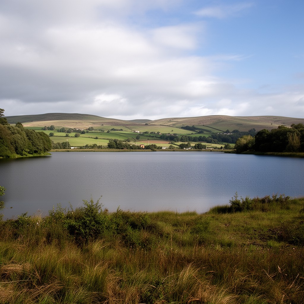 AI-generated illustration of Forfar Loch