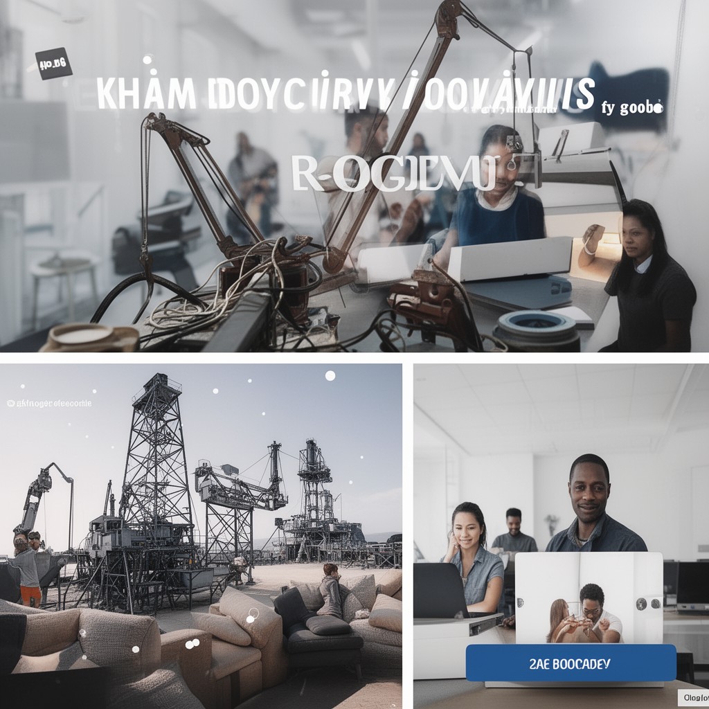 AI-generated illustration of Royal Society Industry Fellowships