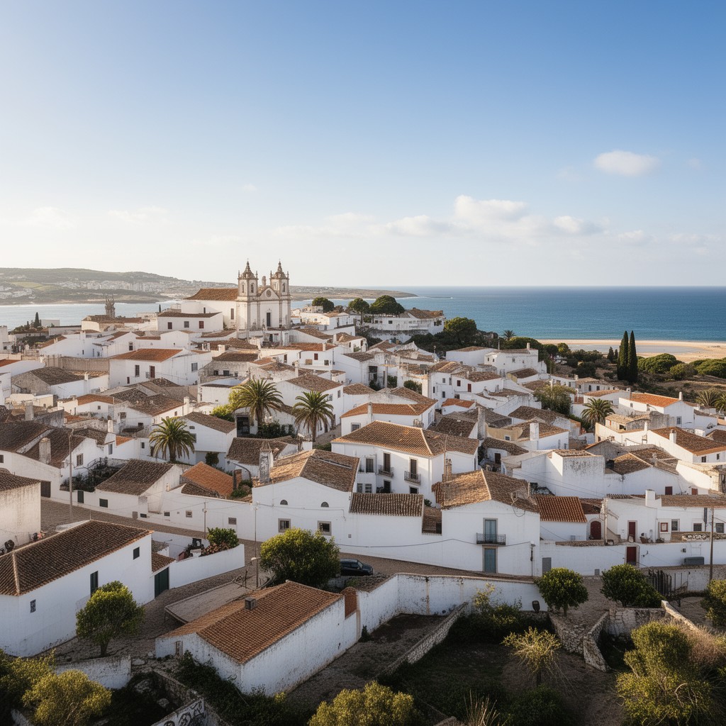 AI-generated illustration of civil parish of Vila Nova de Cacela