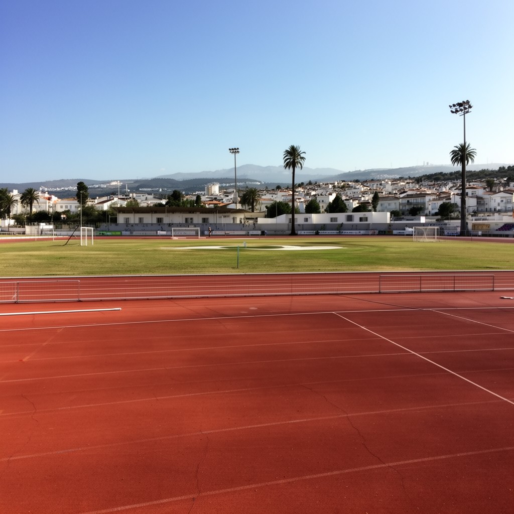 AI-generated illustration of Complexo Desportivo de Vila Real de Santo António