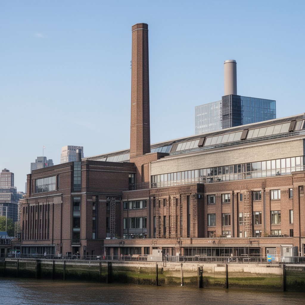 AI-generated illustration of Bankside Power Station
