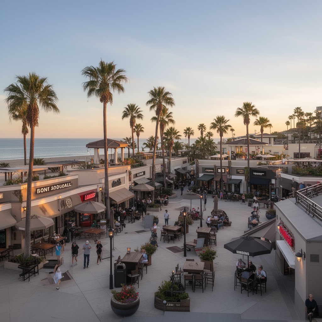 AI-generated illustration of Outlets at San Clemente