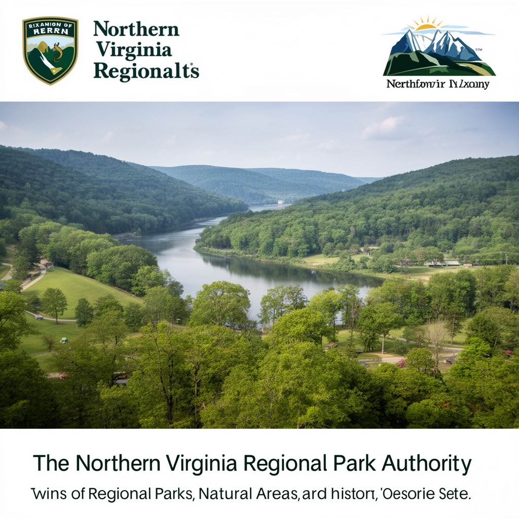 AI-generated illustration of Northern Virginia Regional Park Authority