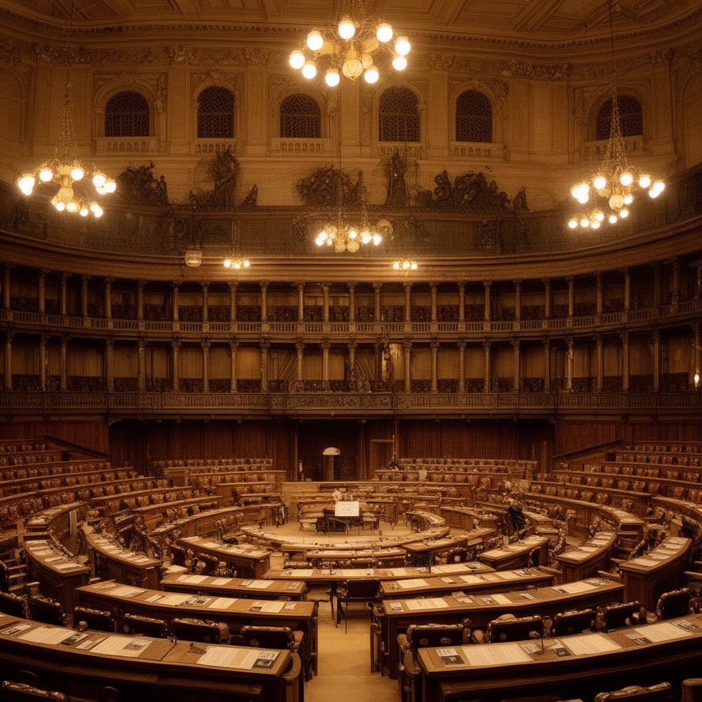 AI-generated illustration of Chamber of Deputies of Luxembourg