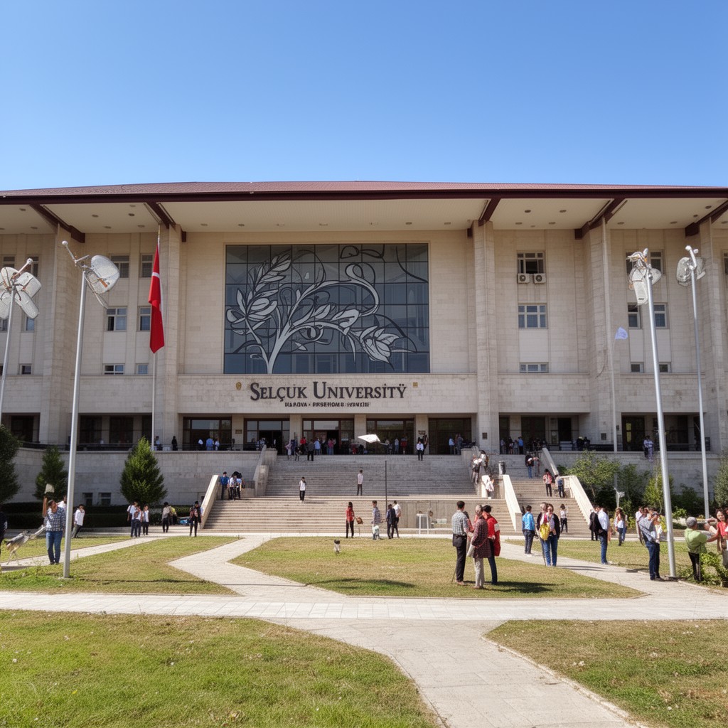 AI-generated illustration of Selçuk University