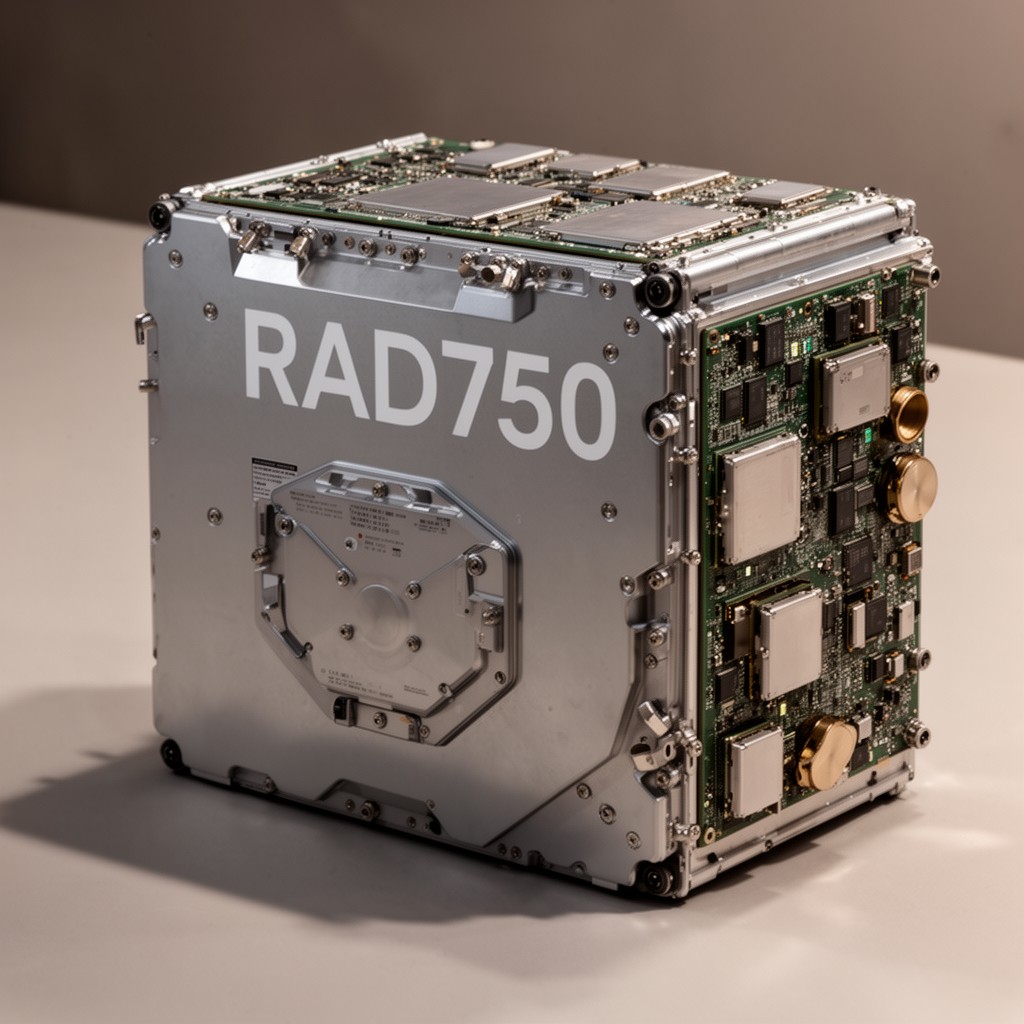 AI-generated illustration of RAD750