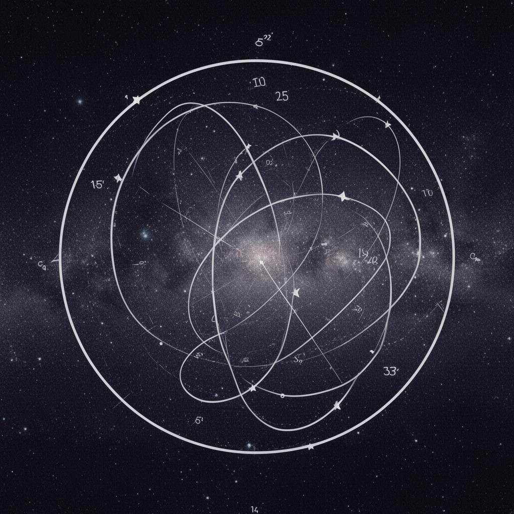 AI-generated illustration of Minkowski space-time