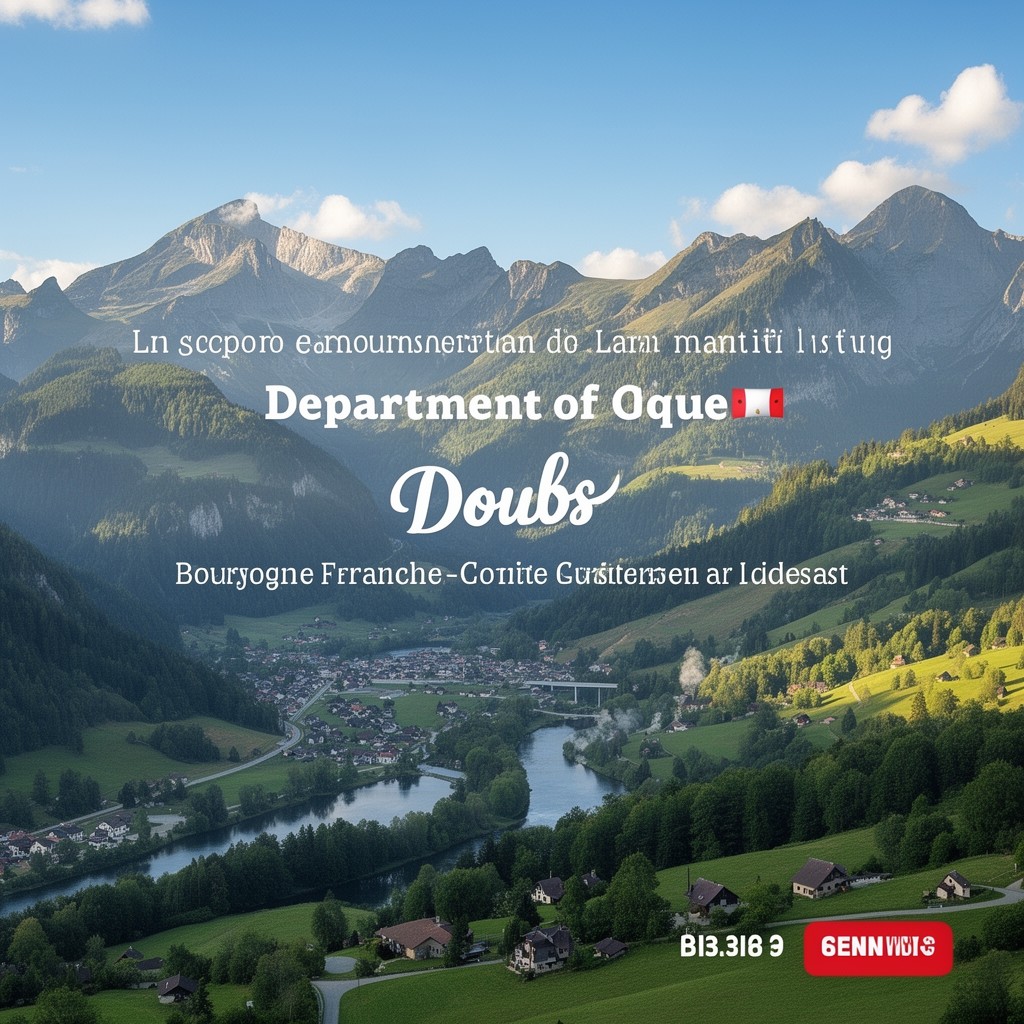 AI-generated illustration of department of Doubs