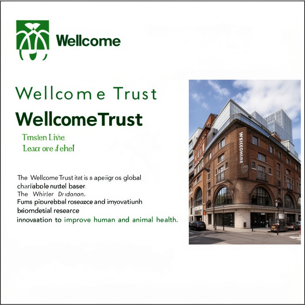 AI-generated illustration of Wellcome Trust