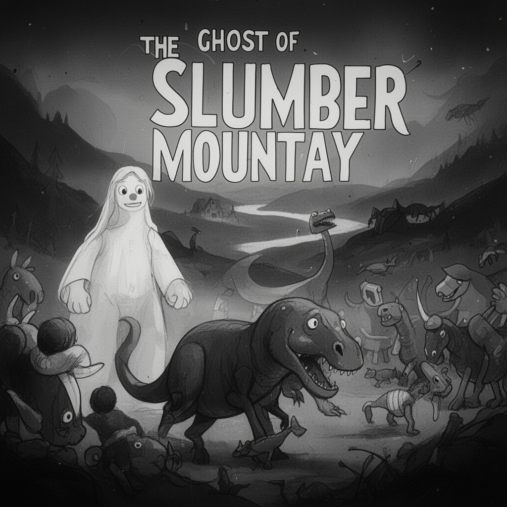 AI-generated illustration of The Ghost of Slumber Mountain