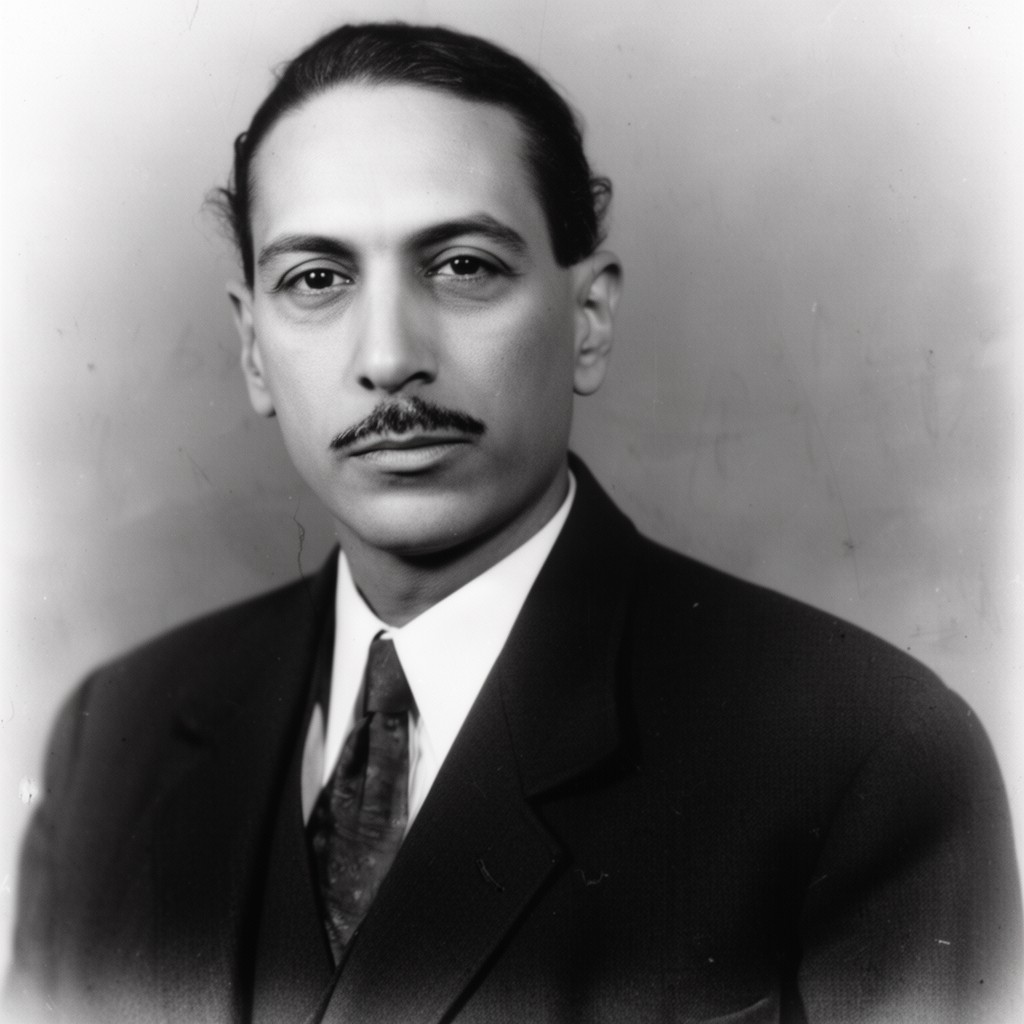 AI-generated illustration of Satyendra Nath Bose