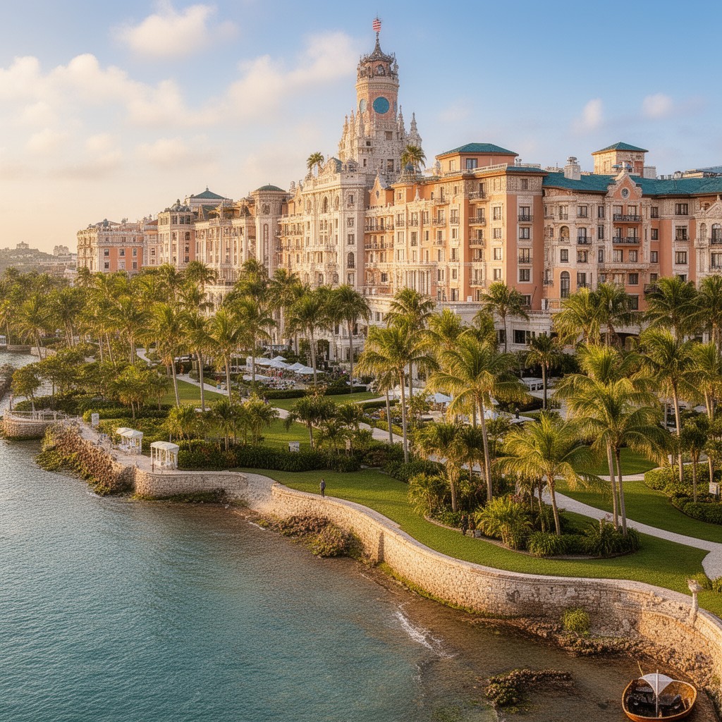 AI-generated illustration of The Breakers Hotel