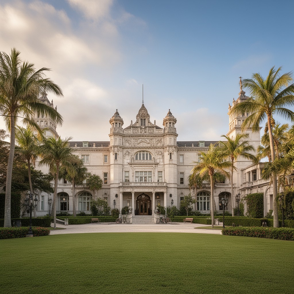 AI-generated illustration of Flagler Museum