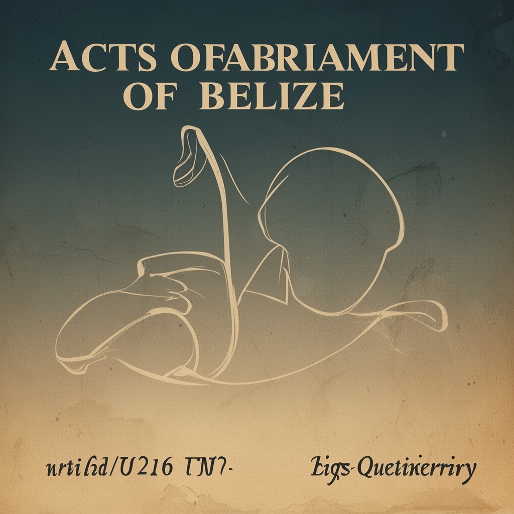 AI-generated illustration of Acts_of_Parliament_of_Belize