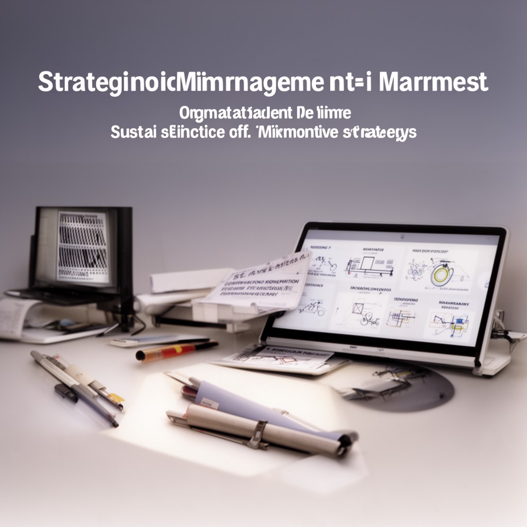 AI-generated illustration of Strategic management department