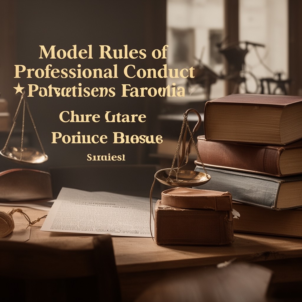 AI-generated illustration of Model Rules of Professional Conduct