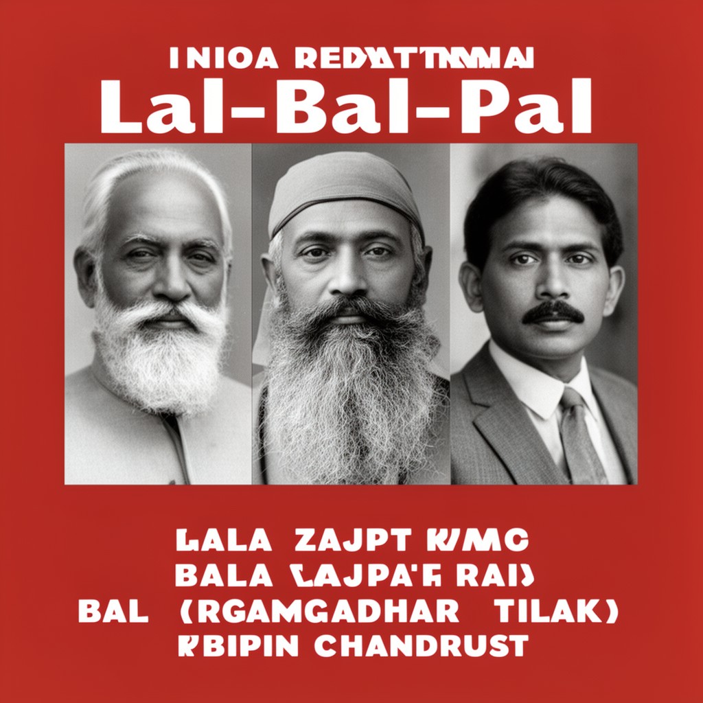 AI-generated illustration of Lal-Bal-Pal trio