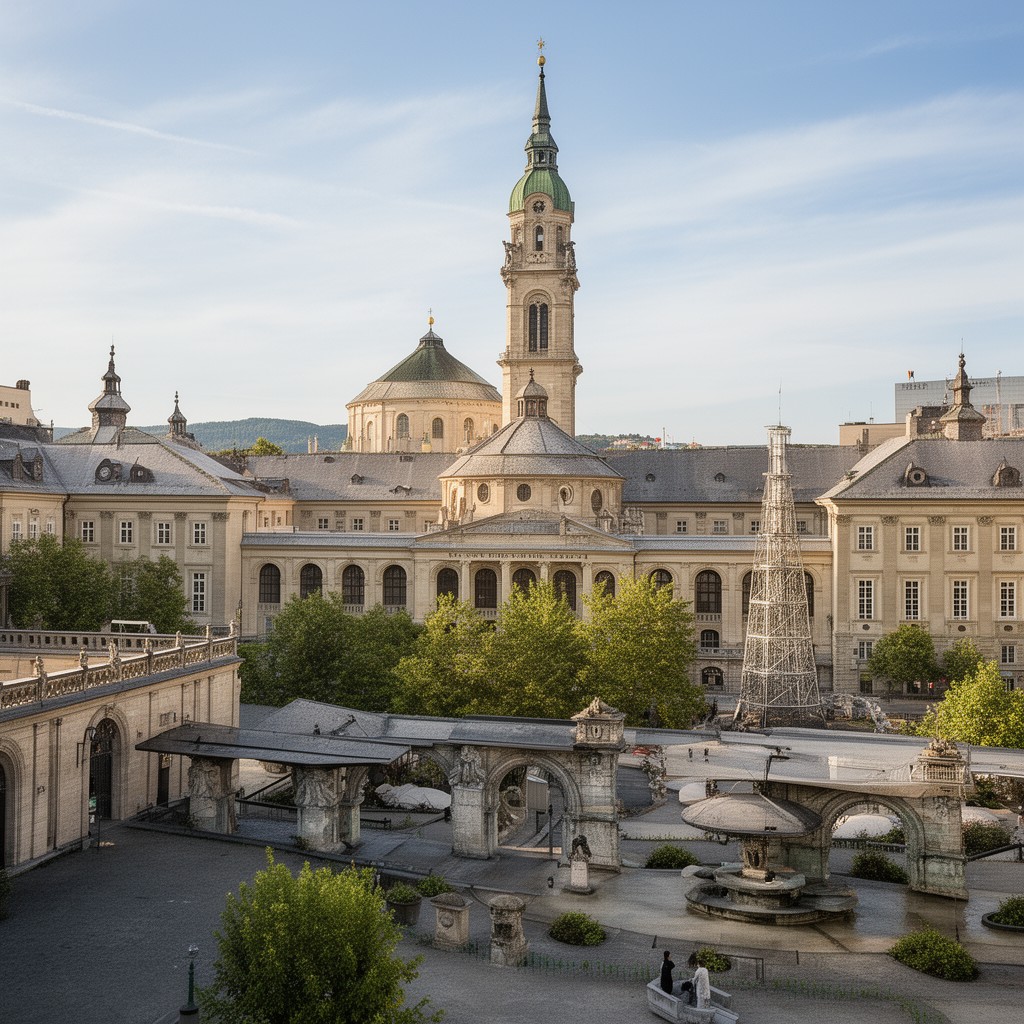 AI-generated illustration of University of Graz