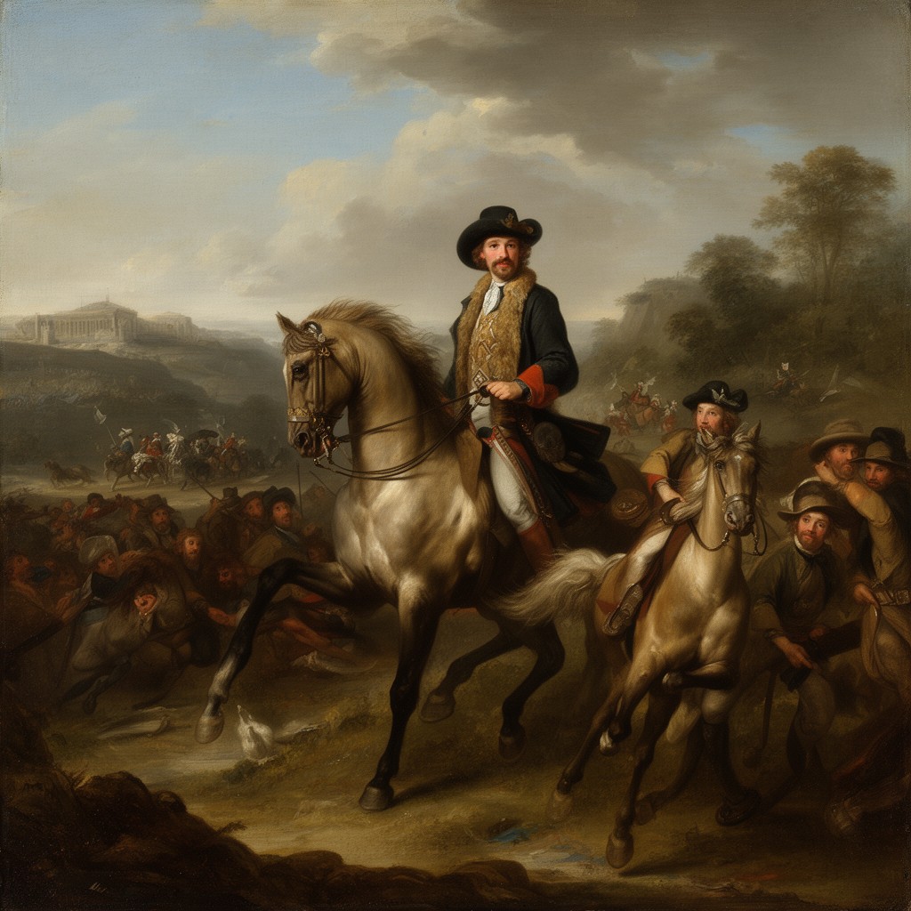 AI-generated illustration of Philips Wouwerman