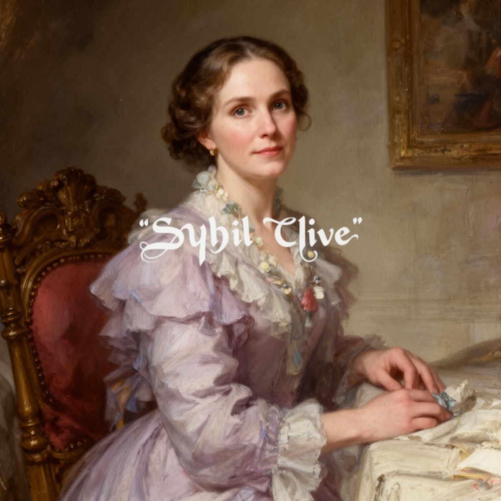 AI-generated illustration of Sybil Clive