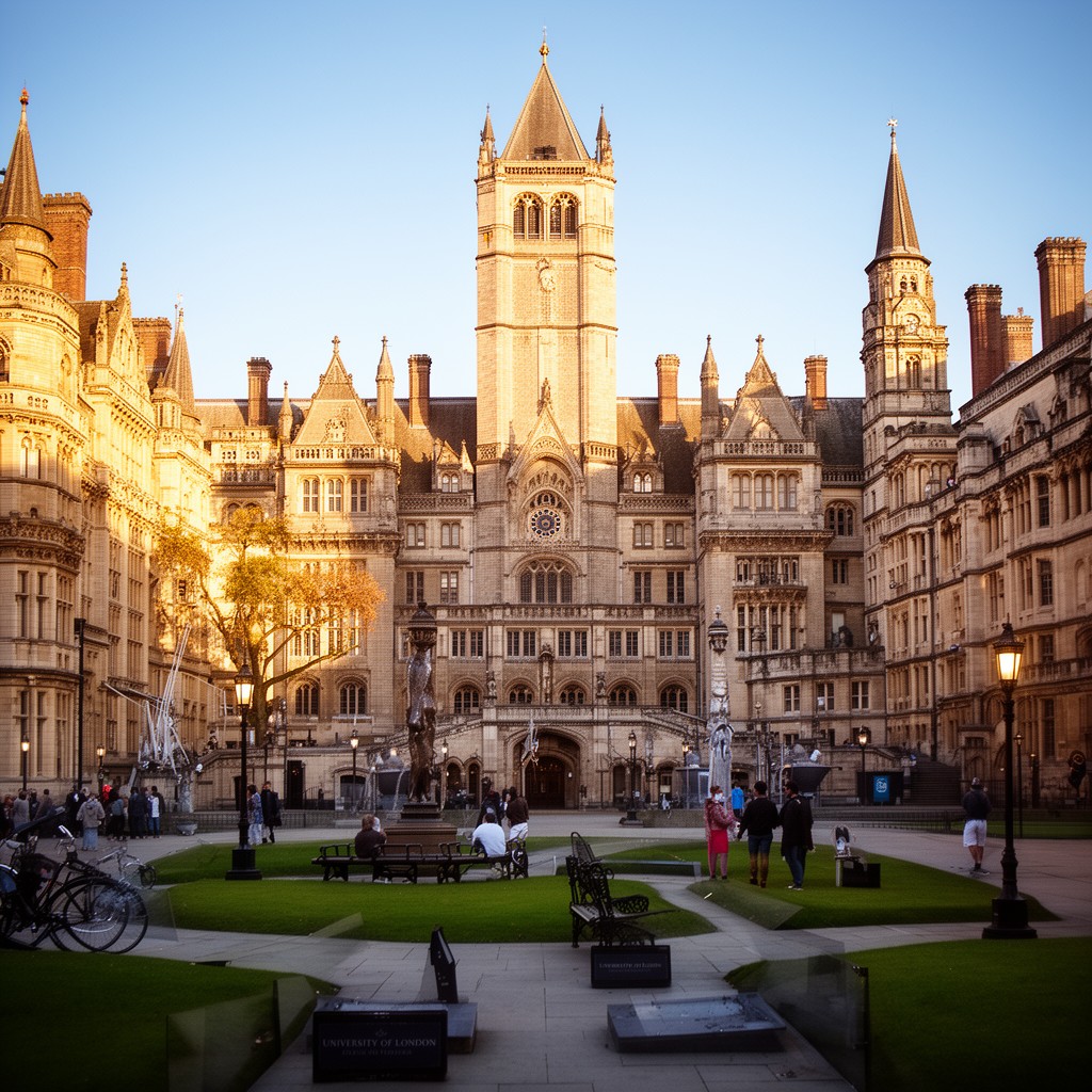 AI-generated illustration of University of London