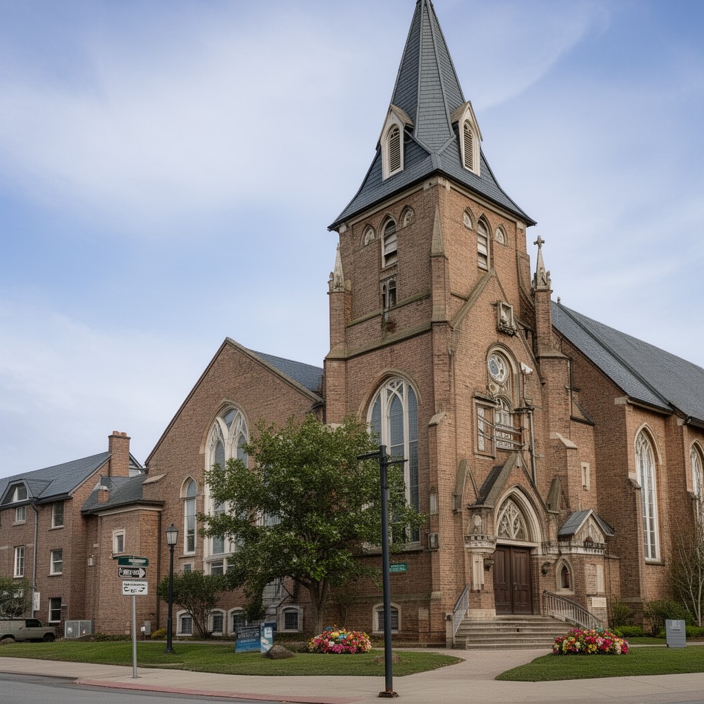 AI-generated illustration of Wesleyan Methodist Church
