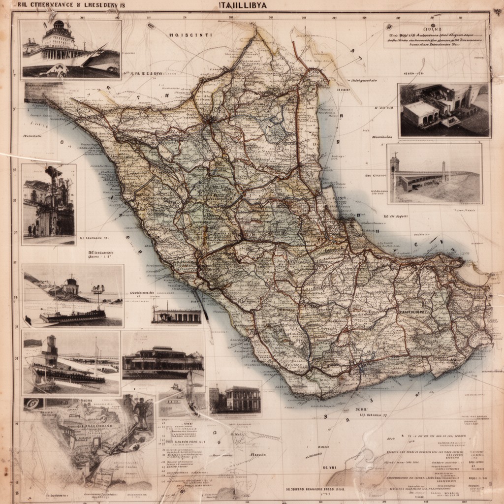 AI-generated illustration of Italian Libya