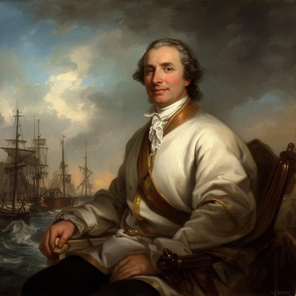 AI-generated illustration of Joseph Vernet