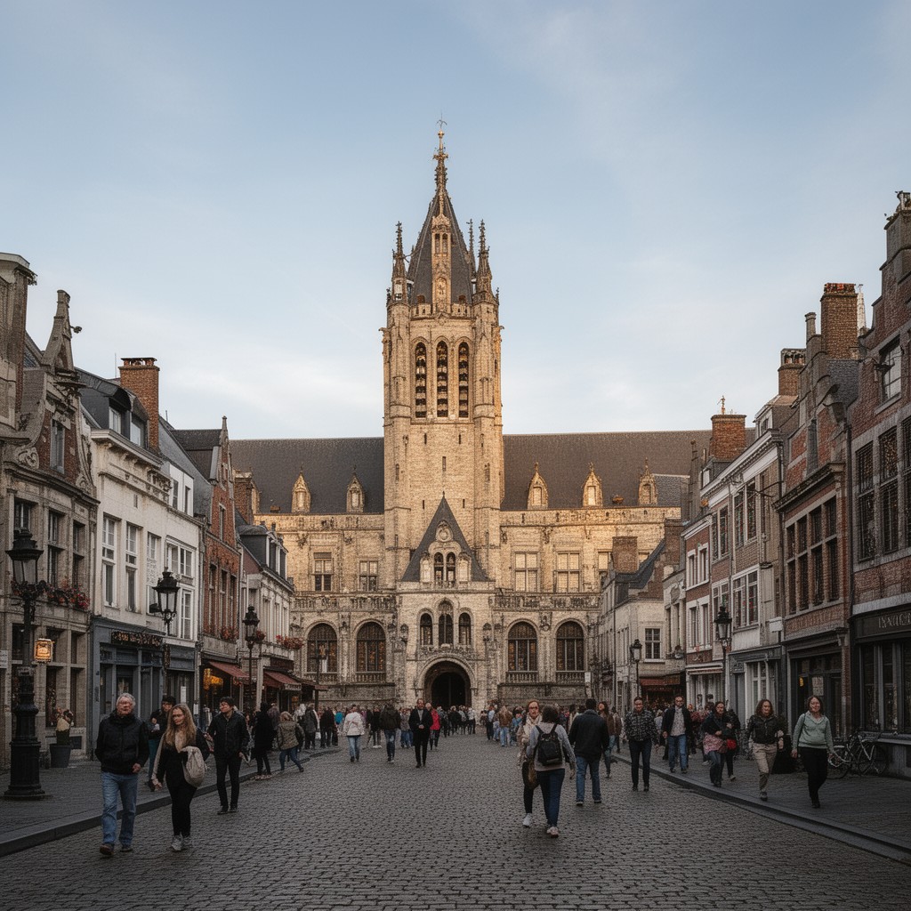 AI-generated illustration of Douai
