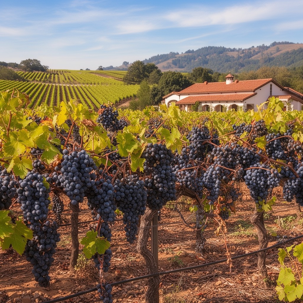 AI-generated illustration of Caymus Vineyards