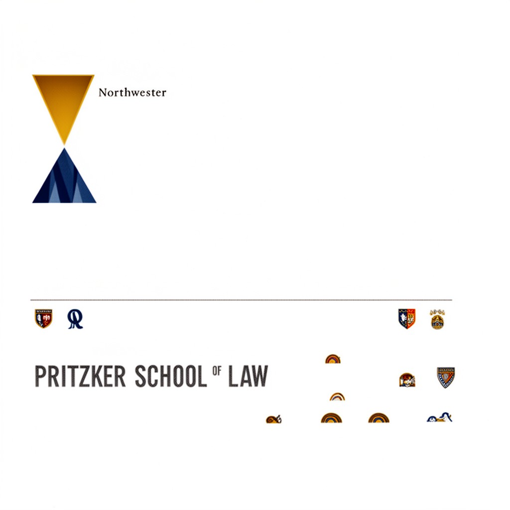 AI-generated illustration of Pritzker School of Law
