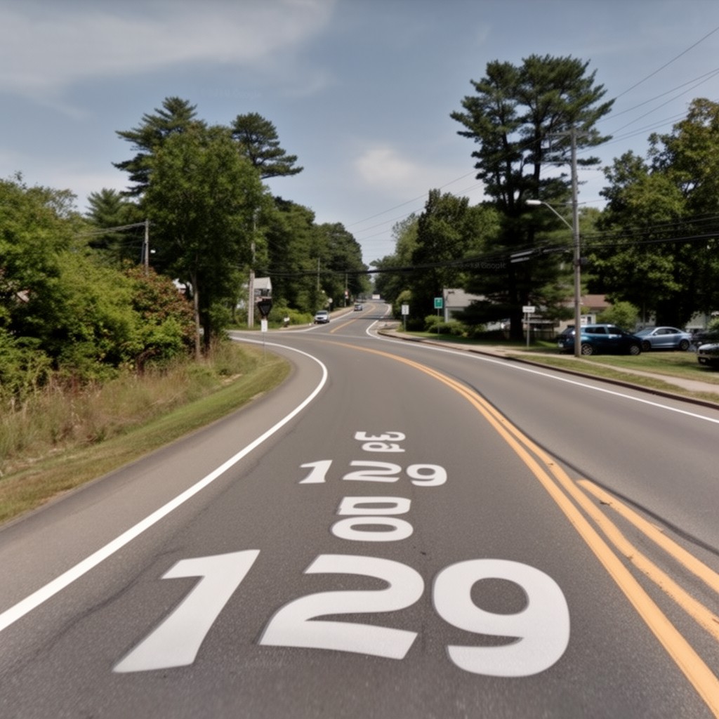 AI-generated illustration of Route 129