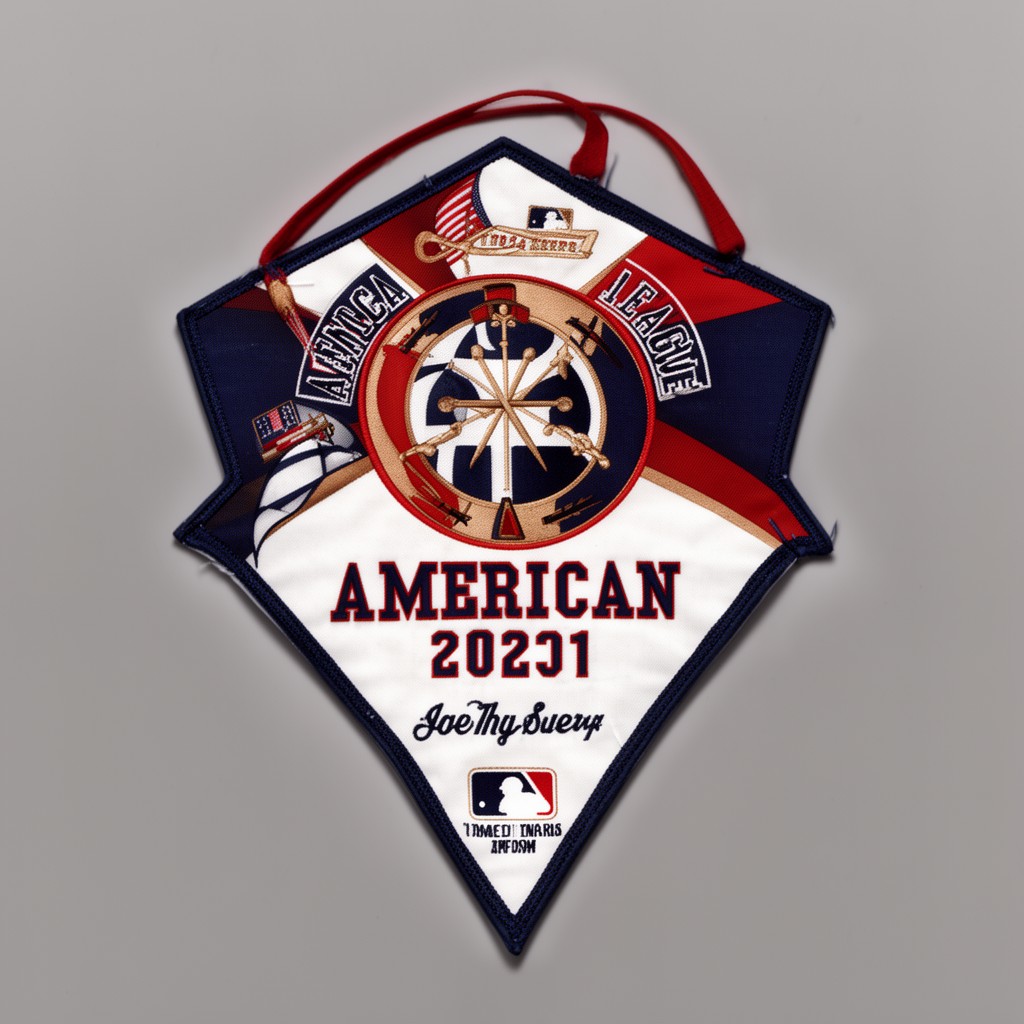 AI-generated illustration of American League pennant 2001