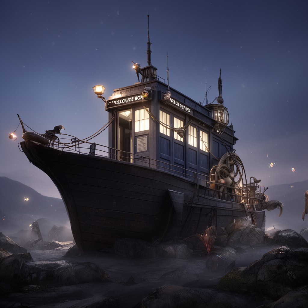 AI-generated illustration of The Ship