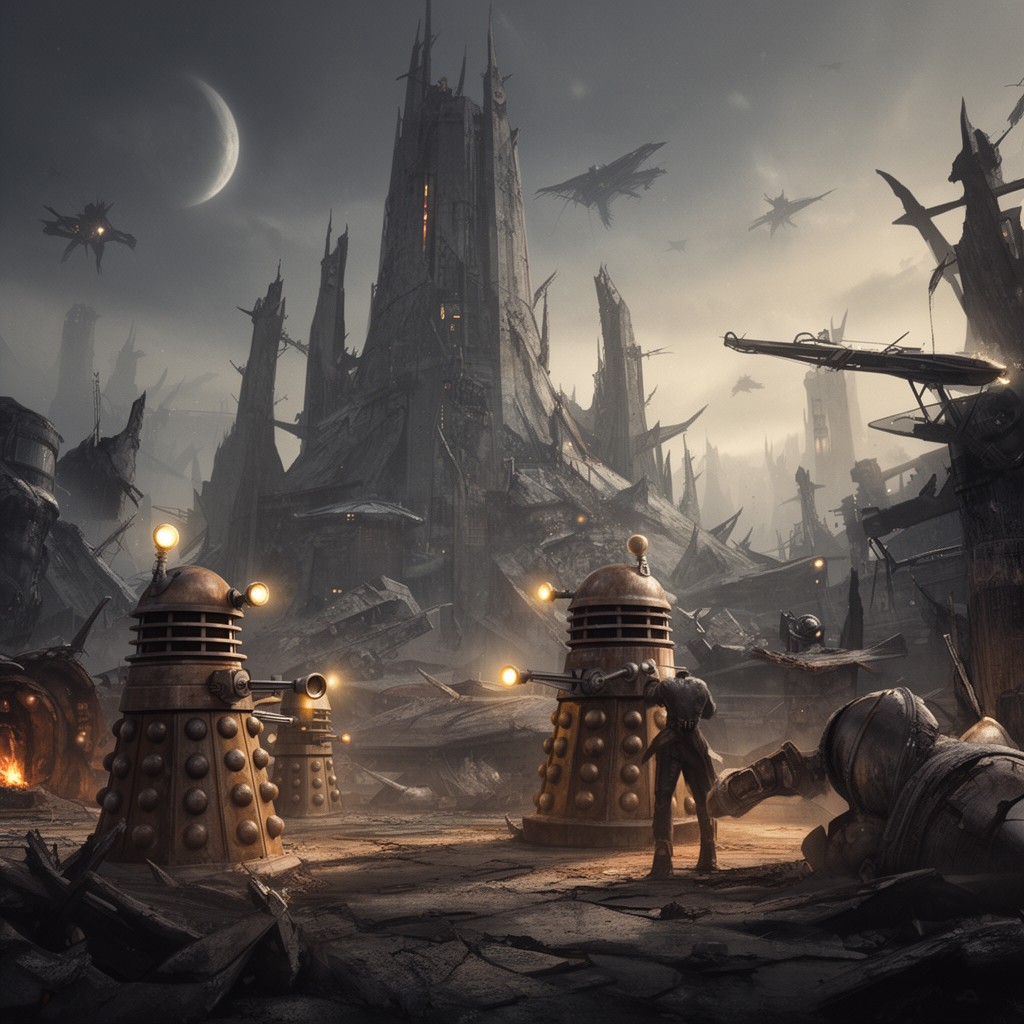 AI-generated illustration of Skaro