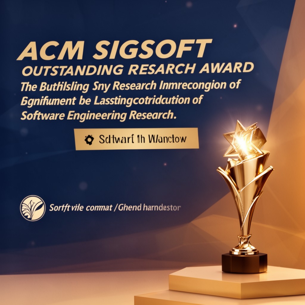 AI-generated illustration of ACM SIGSOFT Outstanding Research Award