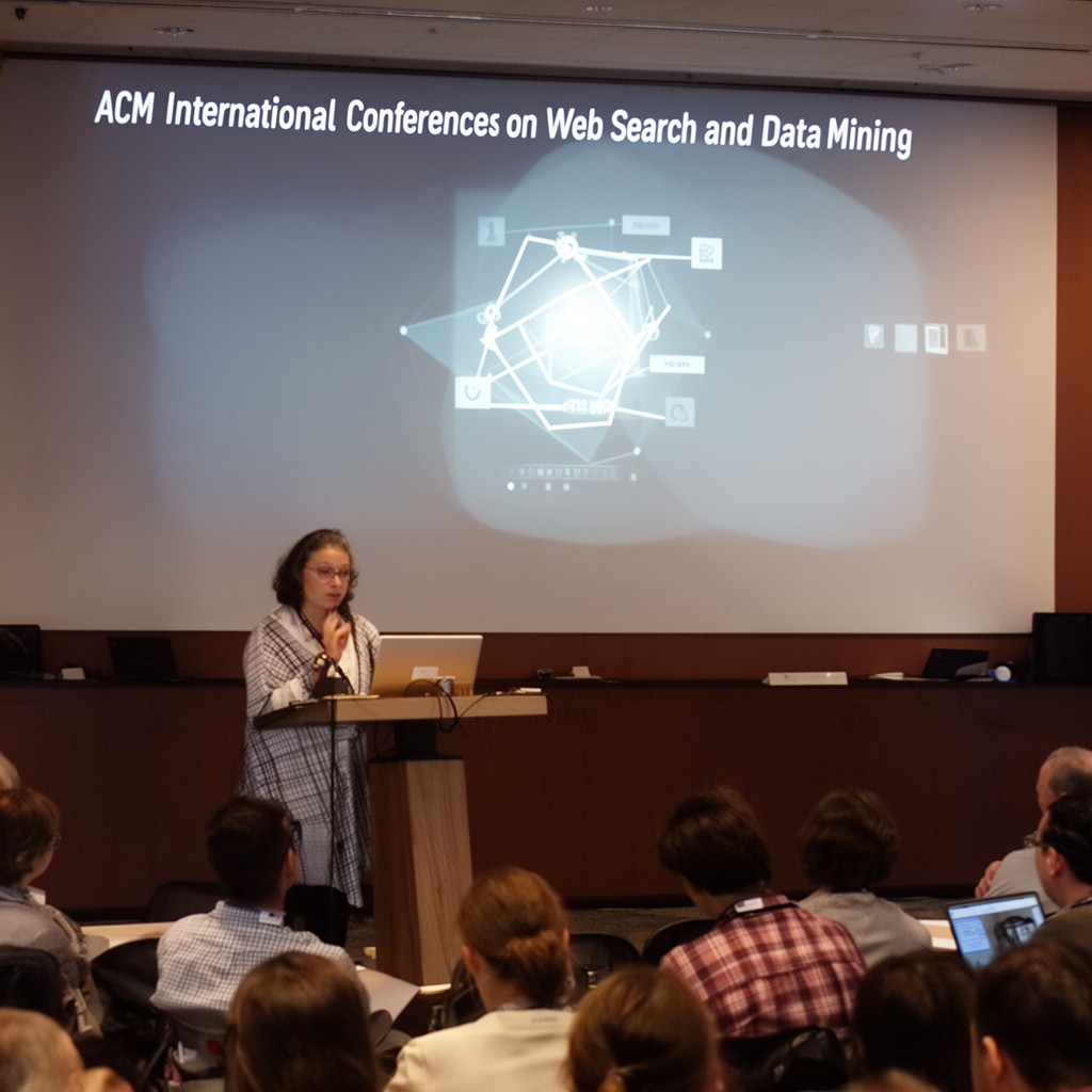 AI-generated illustration of ACM International Conference on Web Search and Data Mining